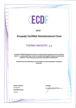 Evropský Certifikát Důvěryhodnosti Firem